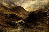Gustave Dore Gorge In The Mountains painting